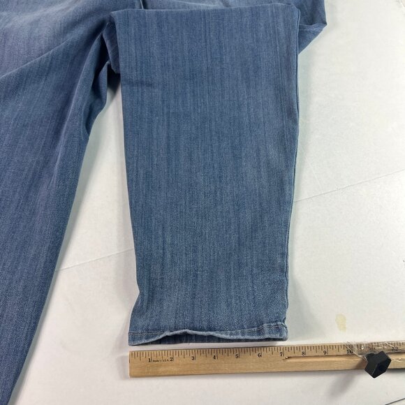 Judy Blue Jeans Women's Plus 42x29* Joggers Pull On High Rise Blue Denim Tag 24W - Picture 11 of 16